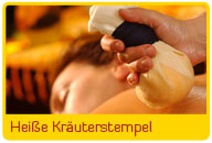 Heiße Kräuterstempel